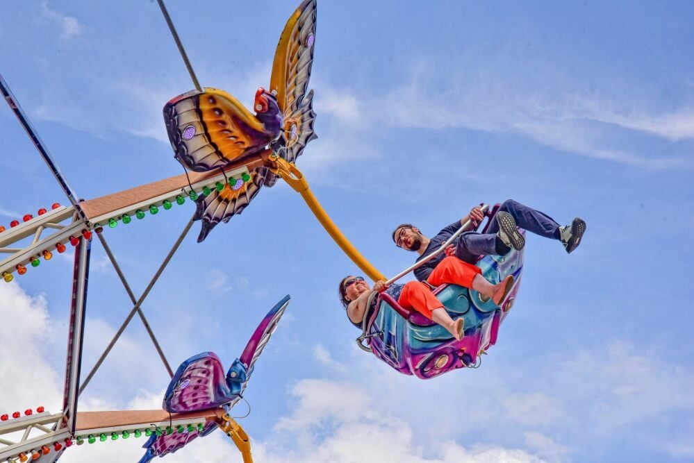 Der Luna-Park hatte am Wochenende zum letzten Mal geöffnet. Die Karussells ziehen weiter.