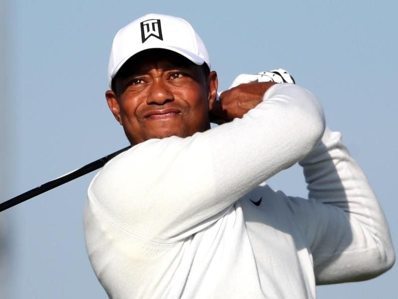 Tiger Woods strebt im Royal Portrush Golf Club seinen 16. Major-Titel an. Foto: Niall Carson/PA Wire