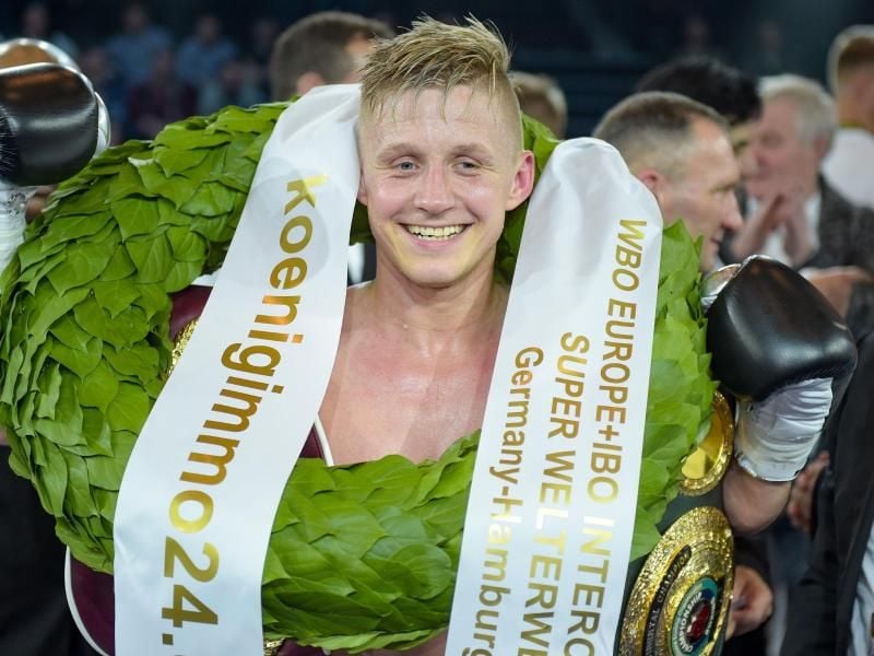 Neuer IBO-Weltmeister im Weltergewicht: Sebastian Formella. Foto: Axel Heimken