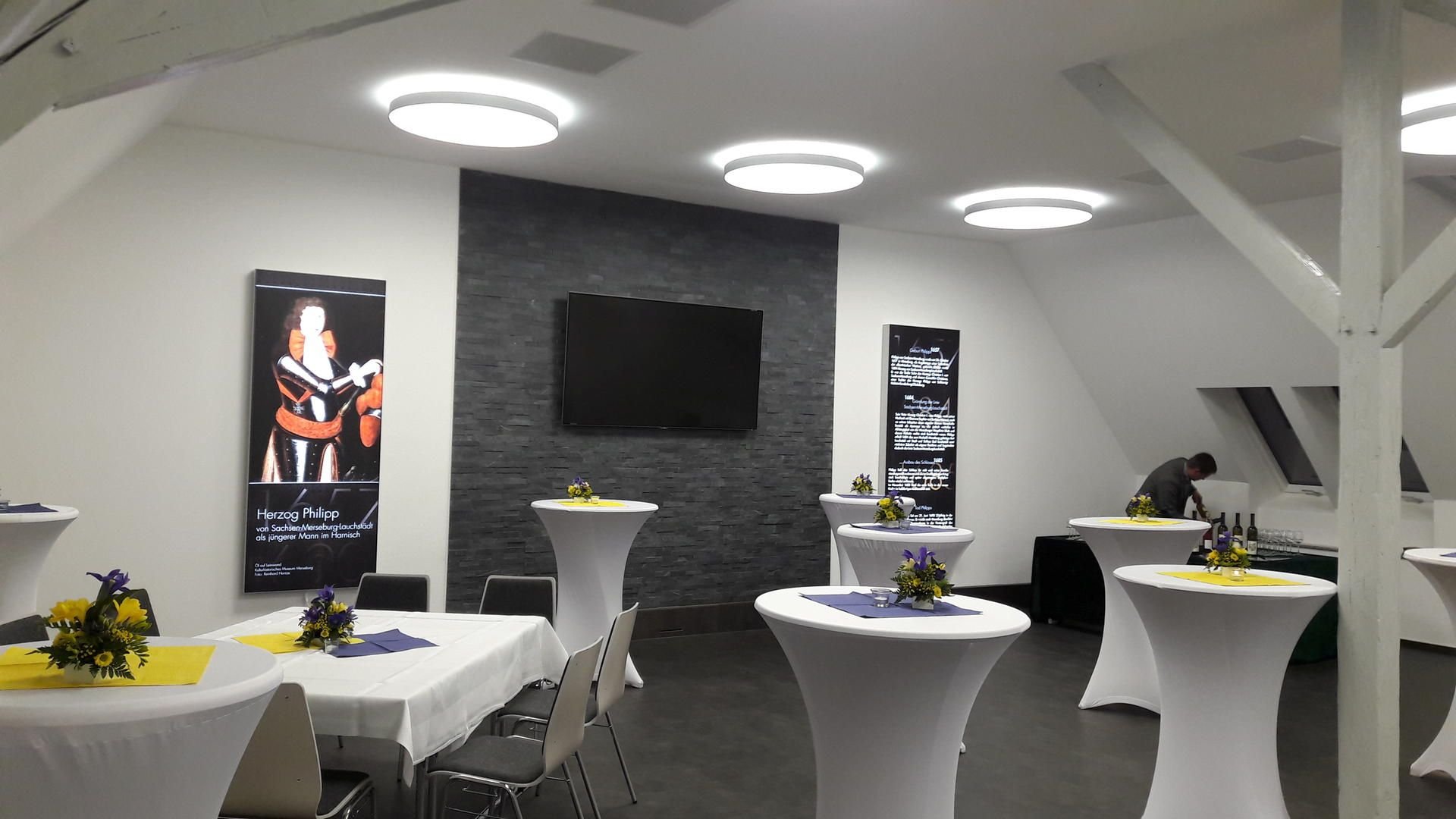 Der neue Saal im Obergeschoss der Alten Remise.