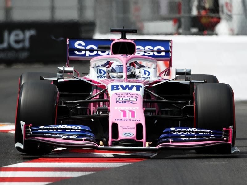 Sergio Perez hatte Glück, dass er nicht in einen Unfall verwickelt wurde. Foto: David Davies/PA Wire