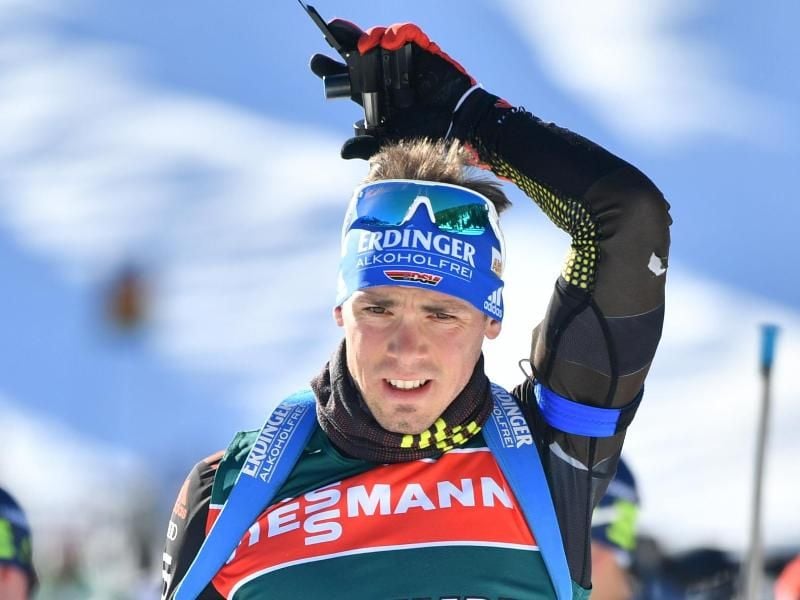 Simon Schempp gehört mit seinen deutschen Teamkollegen zum erweiterten Kreis der Medaillenanwärter. Foto: Barbara Gindl