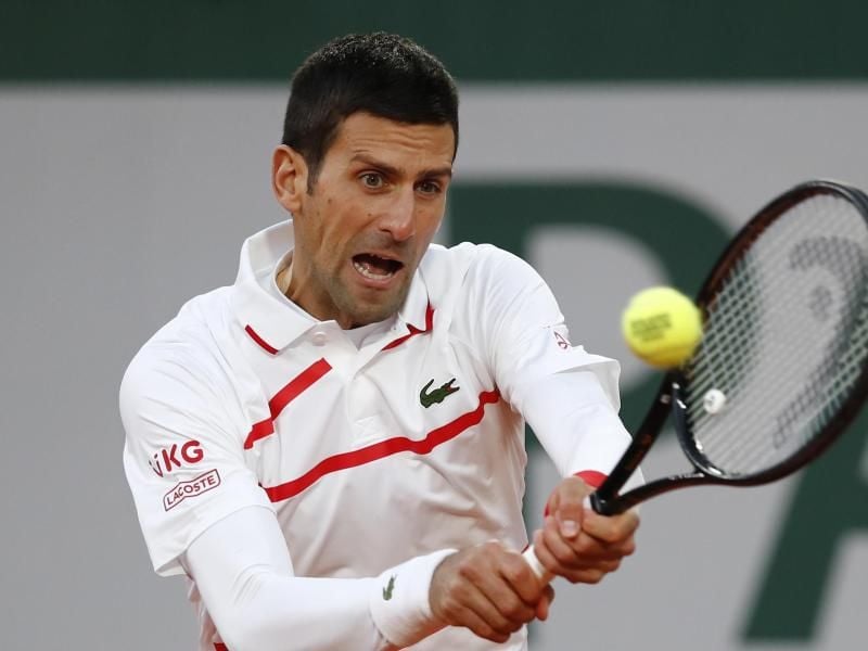 Novak Djokovic musste im Viertelfinale ordentlich kämpfen. Foto: Christophe Ena/AP/dpa