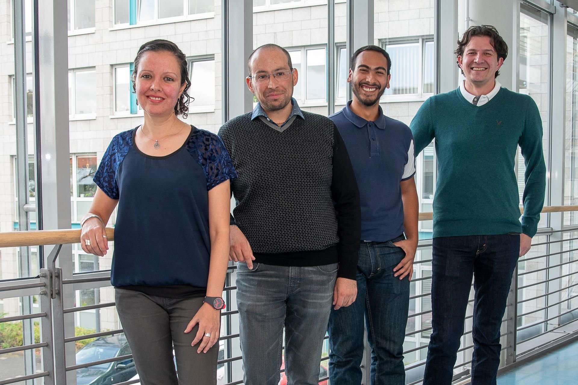 Karina A. Alonso Vera (Kinderärztin), Manuel Paz Montesinas (Allgemeinmedizin), Miguel Angel Cacno Viaz (Allgemeinmedizin) und Borge Rios Fak (Orthopädie) (v. l.) werden künftig in Kliniken im Harzkreis arbeiten.