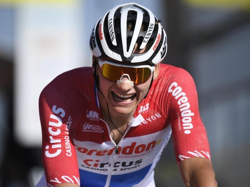 Gewann als erster Niederländer seit 2001 das Amstel Gold Race: Cross-Weltmeister Mathieu van der Poel. Foto: Yorick Jansens/BELGA