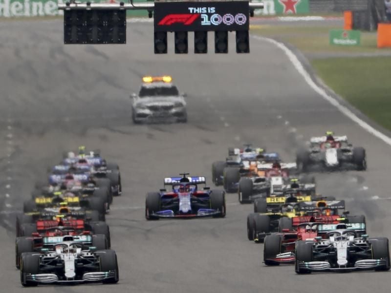 Das Rennen in China war das 1000. Rennen der Formel-1-Geschichte. Foto: Ng Han Guan/AP