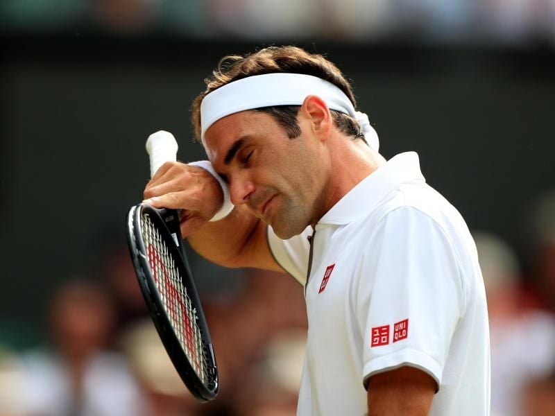 Nach dem Sieg über Kei Nishikori steht Roger Federer im Halbfinale. Foto: Mike Egerton/PA Wire