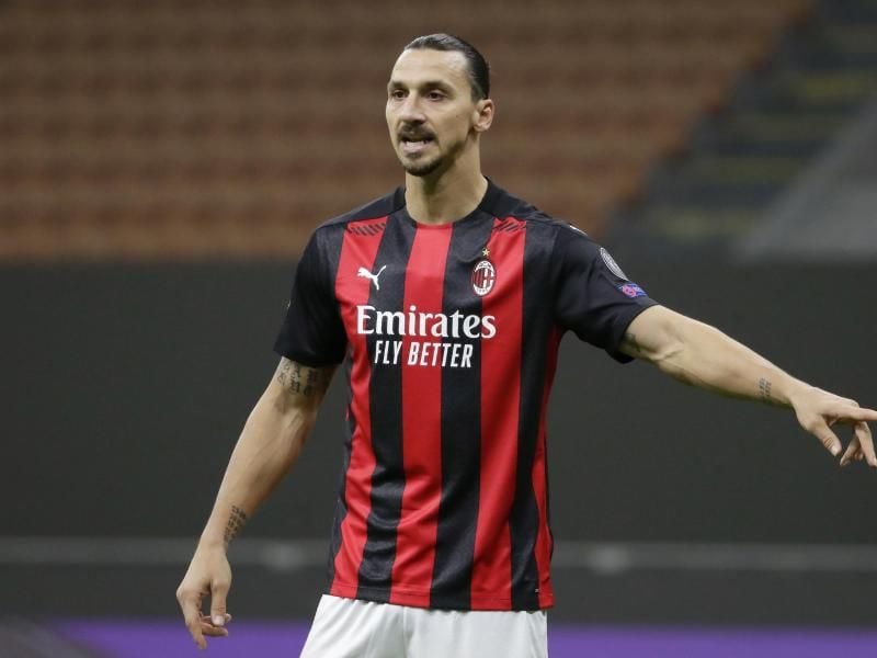 Superstar Zlatan Ibrahimovic hat seinen AC Milan mit einem späten Treffer vor einer Niederlage gegen Hella Verona bewahrt. Foto: Luca Bruno/AP/dpa