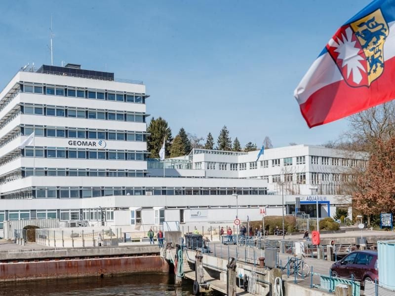 Das Gebäude des Geomar Helmholtz-Zentrum für Ozeanforschung. Foto: Markus Scholz/dpa/Archivbild