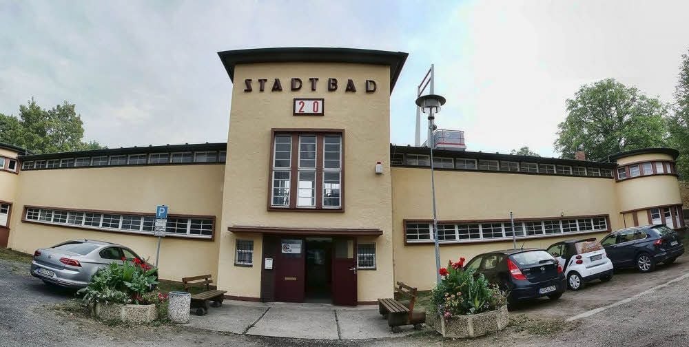 Eingang Stadtbad