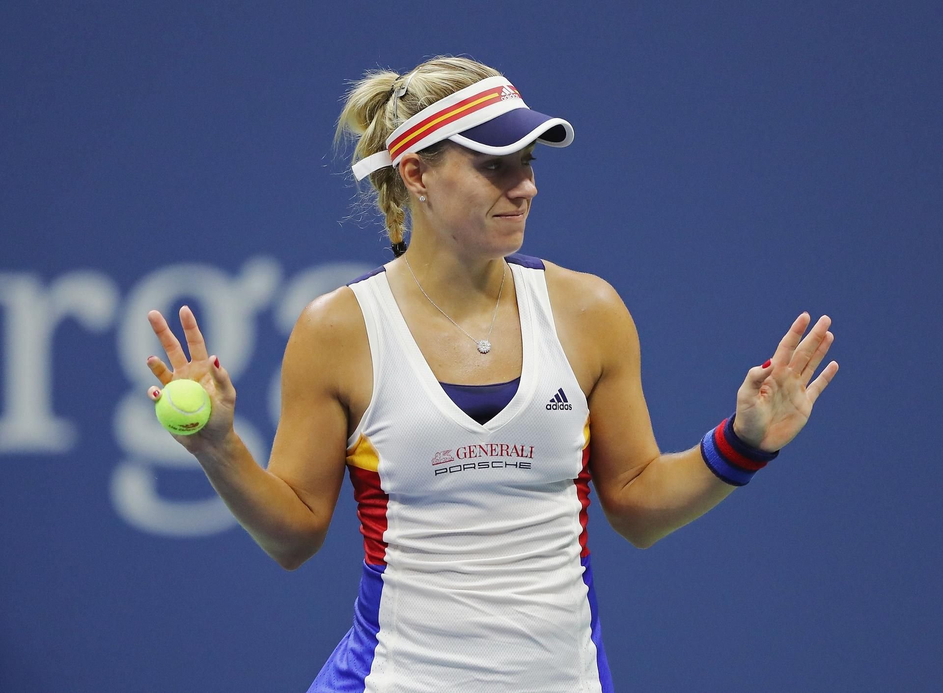 Angelique Kerbe in der ersten Runde der US-Open.