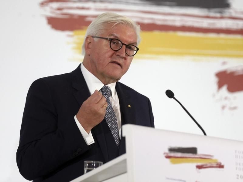 Bundespräsident Steinmeier hält WillyBrandtRede in Lübeck