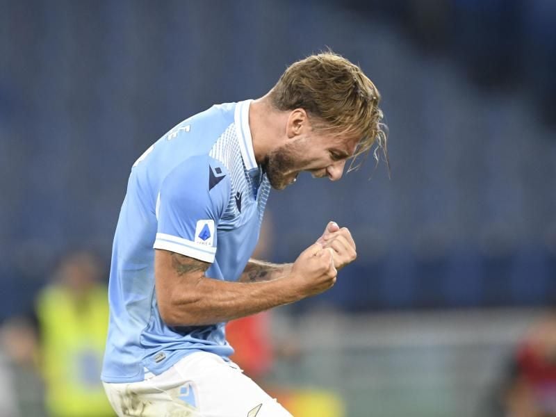Europäischer Top-Torjäger: Lazios Ciro Immobile. Foto: Claudio Pasquazi/LPS via ZUMA Wire/dpa