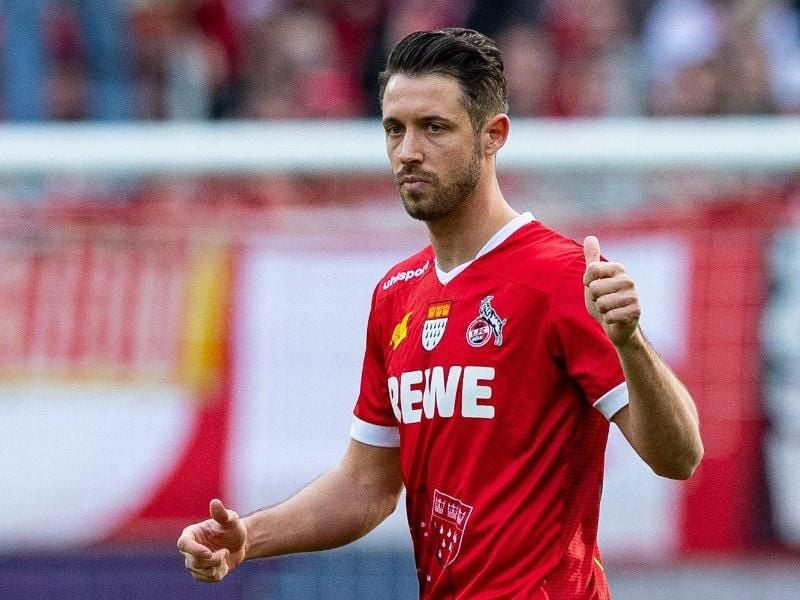 Der gebürtige Kölner Mark Uth kann sich einen Verbleib beim FC vorstellen. Foto: Guido Kirchner/dpa