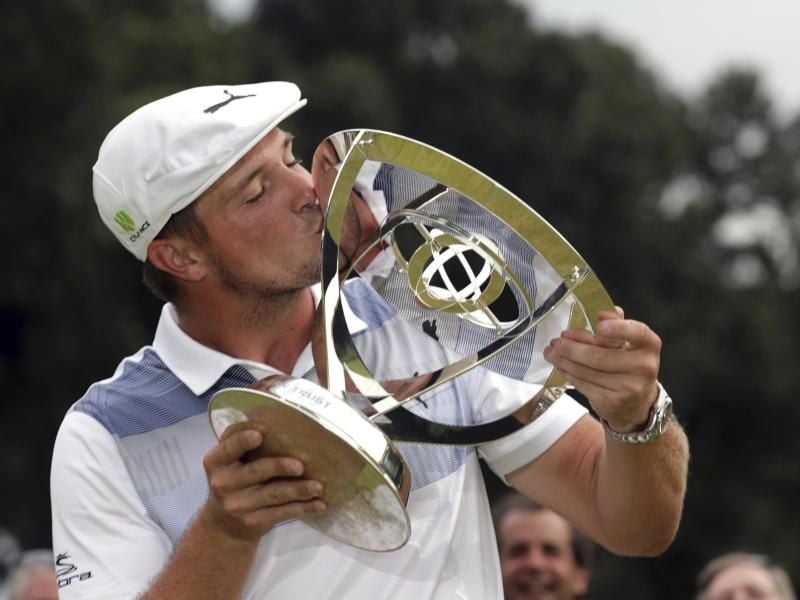 Bryson DeChambeau hat das erste Playoff-Turnier des FedExCups gewonnen. Foto: Mel Evans/AP