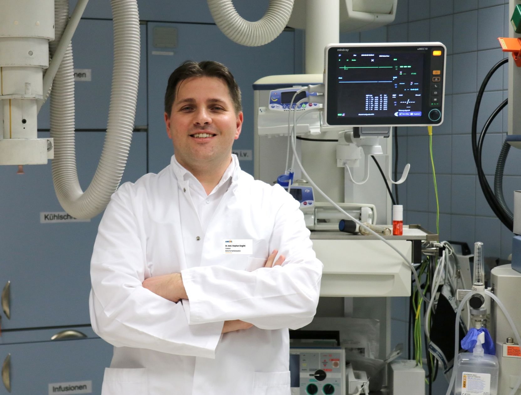 Dr. Stephan Singöhl verfügt über viel Erfahrung als Notarzt.