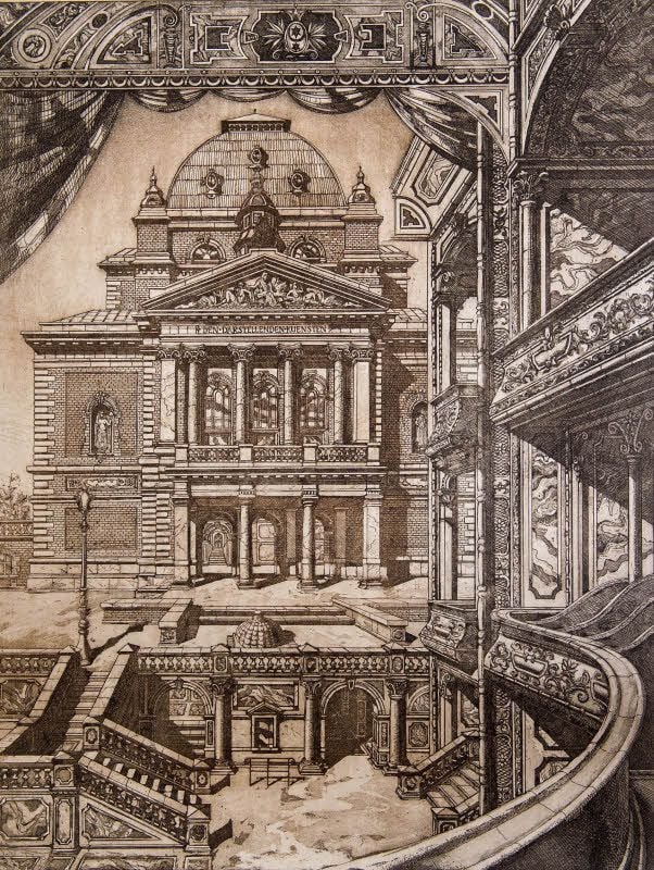 Hallesche Kultur, doch in anderen Dimensionen und mit viel mehr Tiefgang, so dürfte der Wunsch lauten, der hinter diesem visionären Bild des Kunstpreisträgers Hans-Christoph Rackwitz steckt.