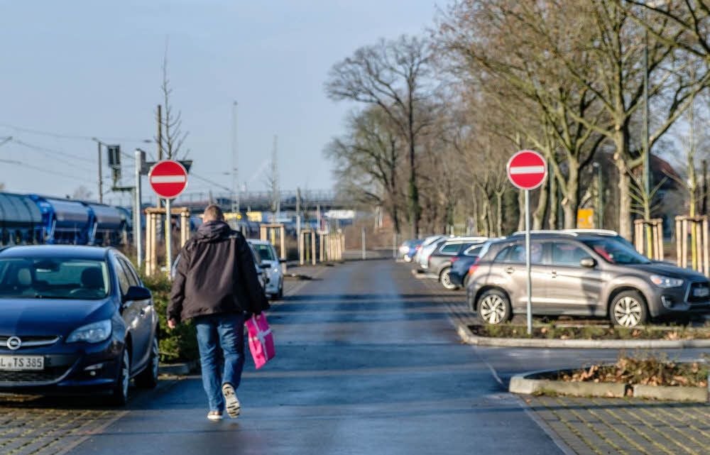 So sieht der Parkplatz an der Halleschen Straße nach dem Umbau aus. 103 Plätze sind es insgesamt.