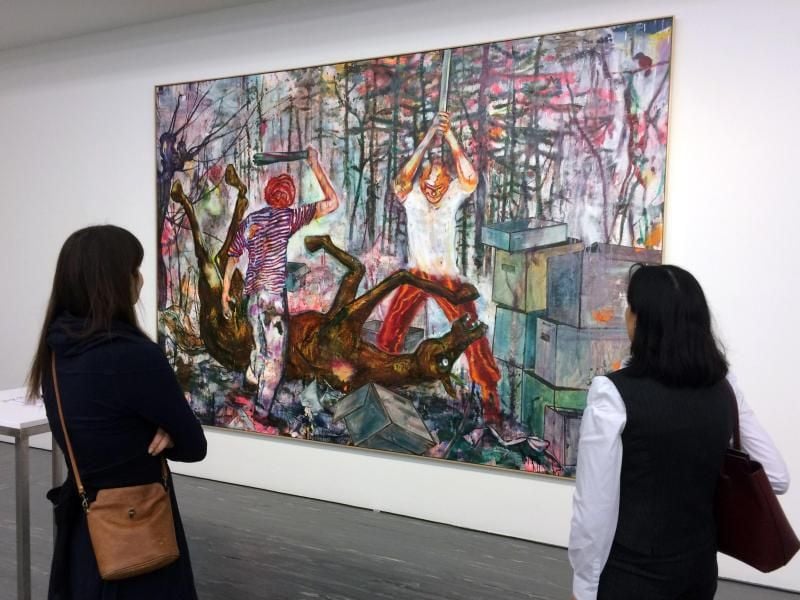 Daniel Richter, Das Recht, 2001. Foto: Matthias Röder