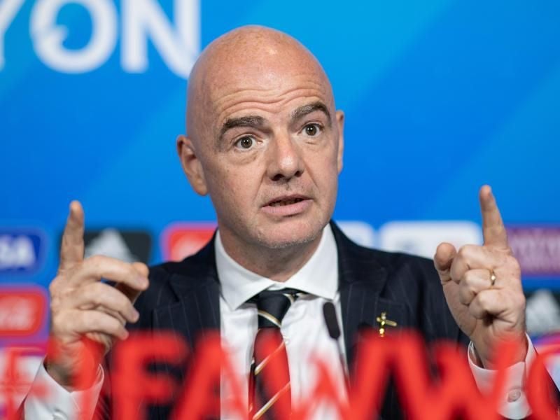 Gianni Infantino ist der Präsident der FIFA. Foto: Sebastian Gollnow