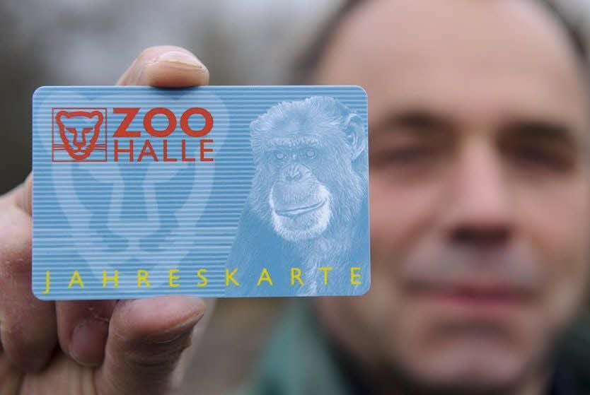 Die Karte für den Zoo
