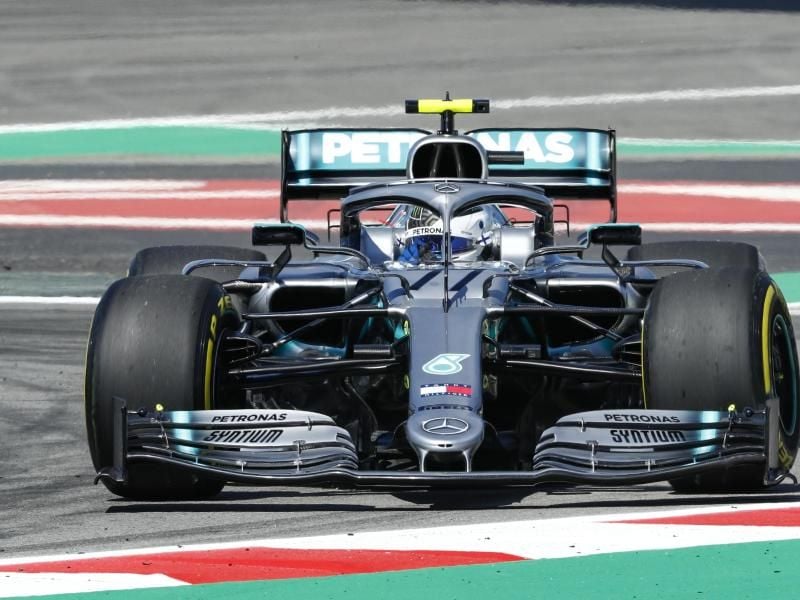 Schnellster im Trainin von Barcelona: Mercedes-Pilot Valtteri Bottas. Foto: Mikel Trigueros/gtres