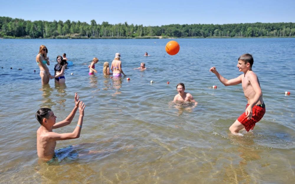 Das Sandersdorfer Strandbad.