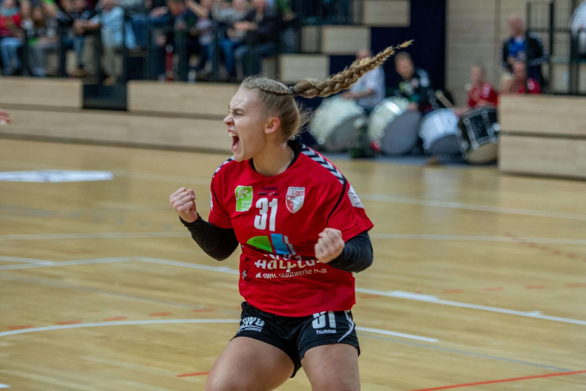 Jenice Funke war Halles beste Werferin in Bremen. (Archivbild)
