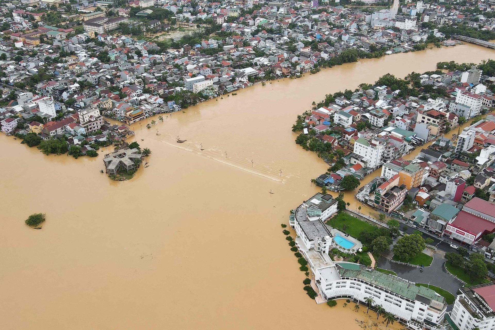 In Vietnam ist es zu schweren Überflutungen gekommen.