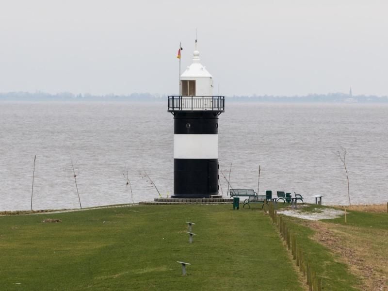Der Leuchtturm „Kleiner Preußen” in Wremen. Foto: Mohssen Assanimoghaddam