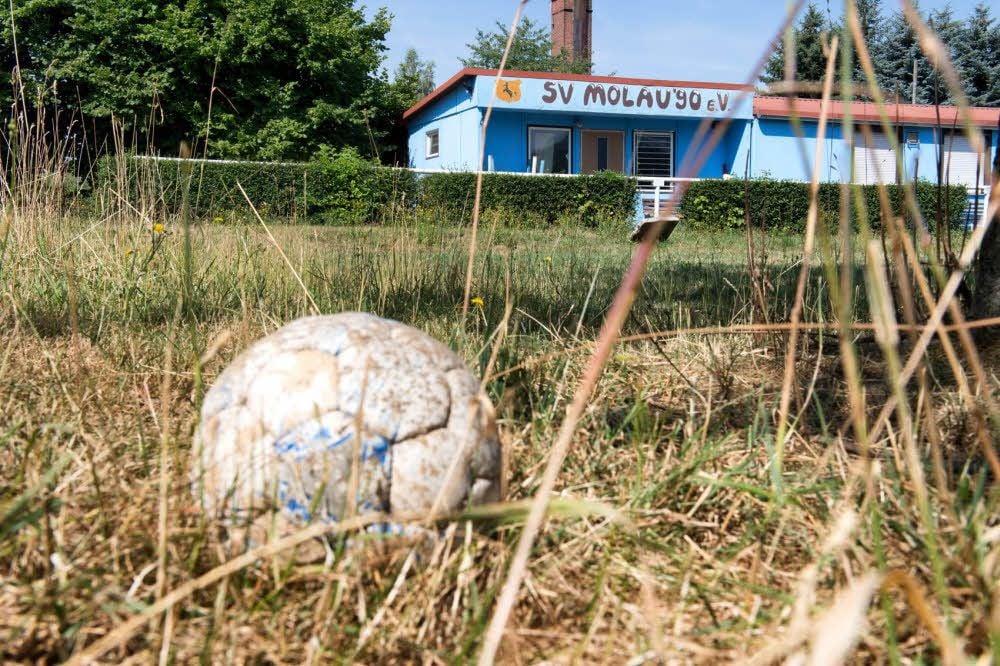 Der ehemalige Sportplatz des SV Molau wird jetzt von der Feuerwehr genutzt.
