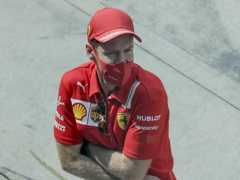 Fährt mit Ferrari 2020 nur noch hinterher: Sebastian Vettel. Foto: Luca Bruno/AP Pool/dpa