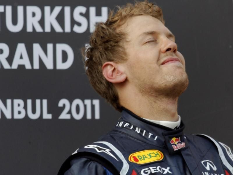 Gewann 2011 im Red-Bull-Cockpit in Istanbul: Sebastian Vettel. Foto: Tolga Bozoglu/EPA/dpa