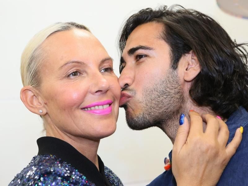 Die Zeit der Küsse ist vorerst vorbei: Natascha Ochsenknecht und Umut Kekilli. Foto: Stephanie Pilick