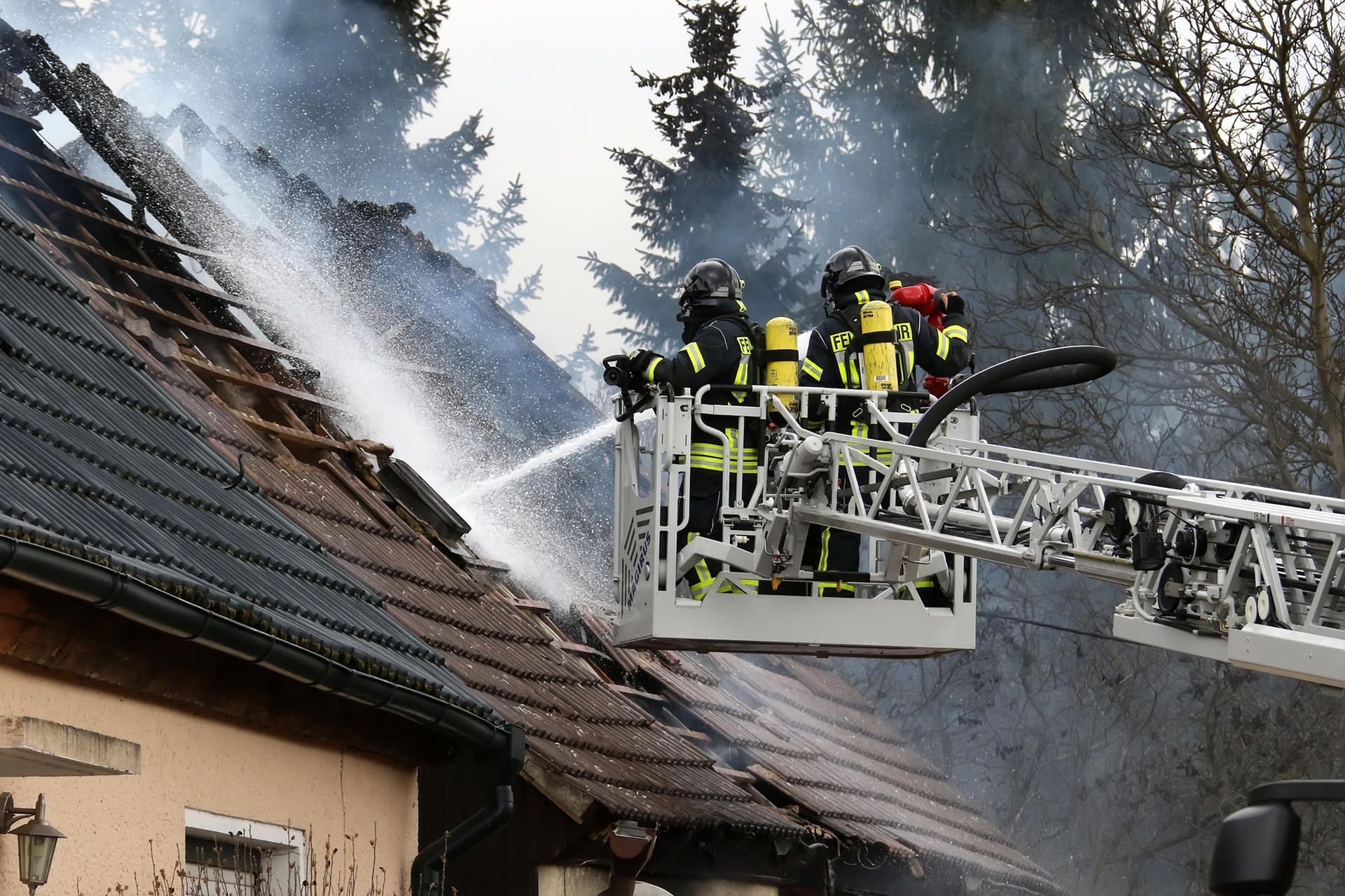Schwerer Hausbrand in Friedeburg