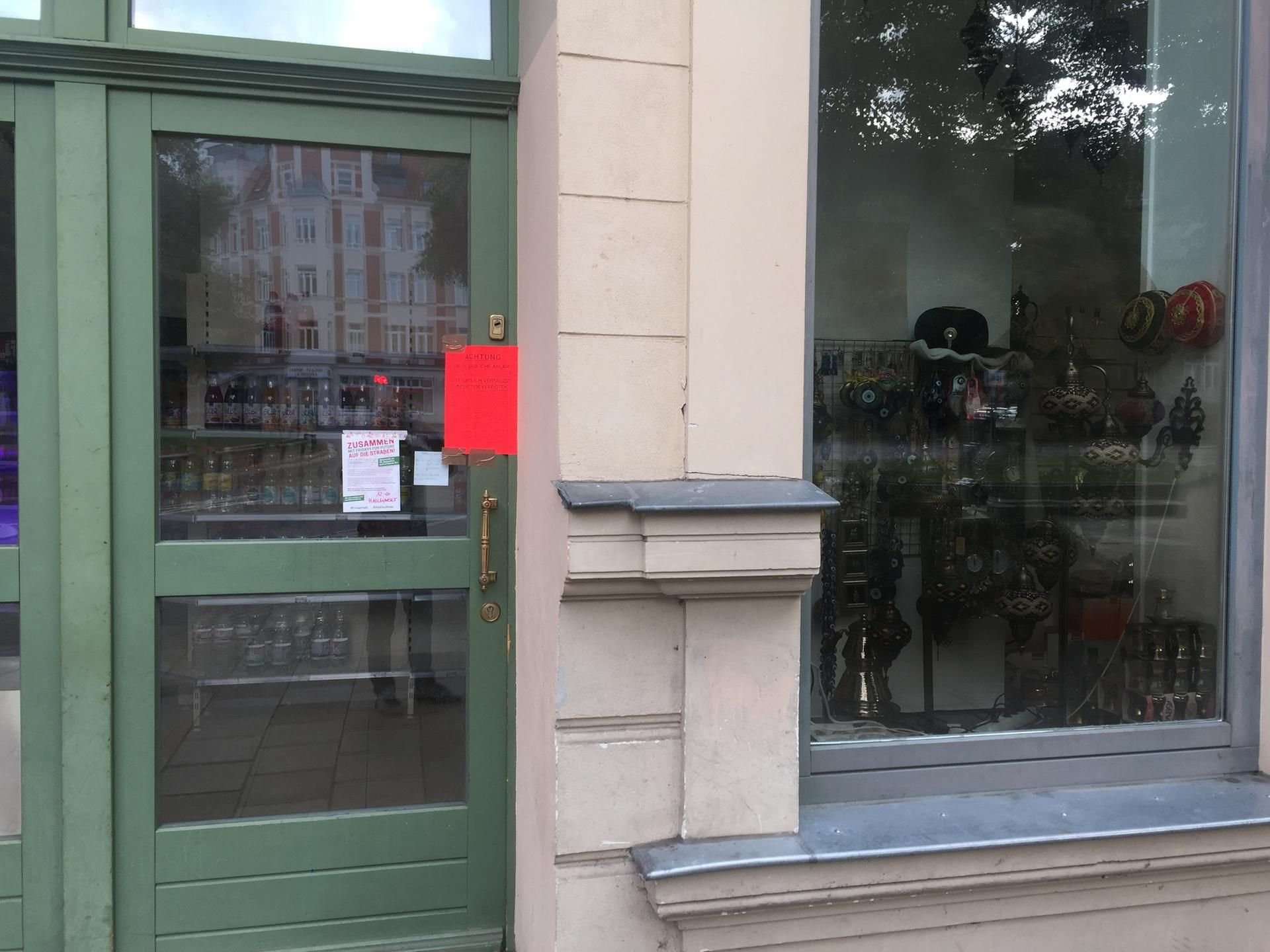 Geschlossener Spätverkauf am August-Bebel-Platz