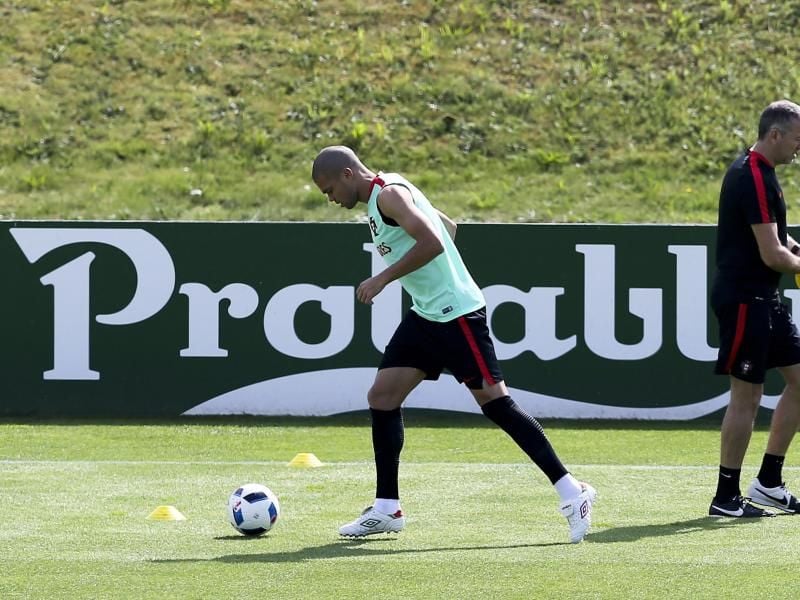 Pepe trainierte am Samstag erstmals wieder mit dem Team. Foto: Miguel A. Lopes