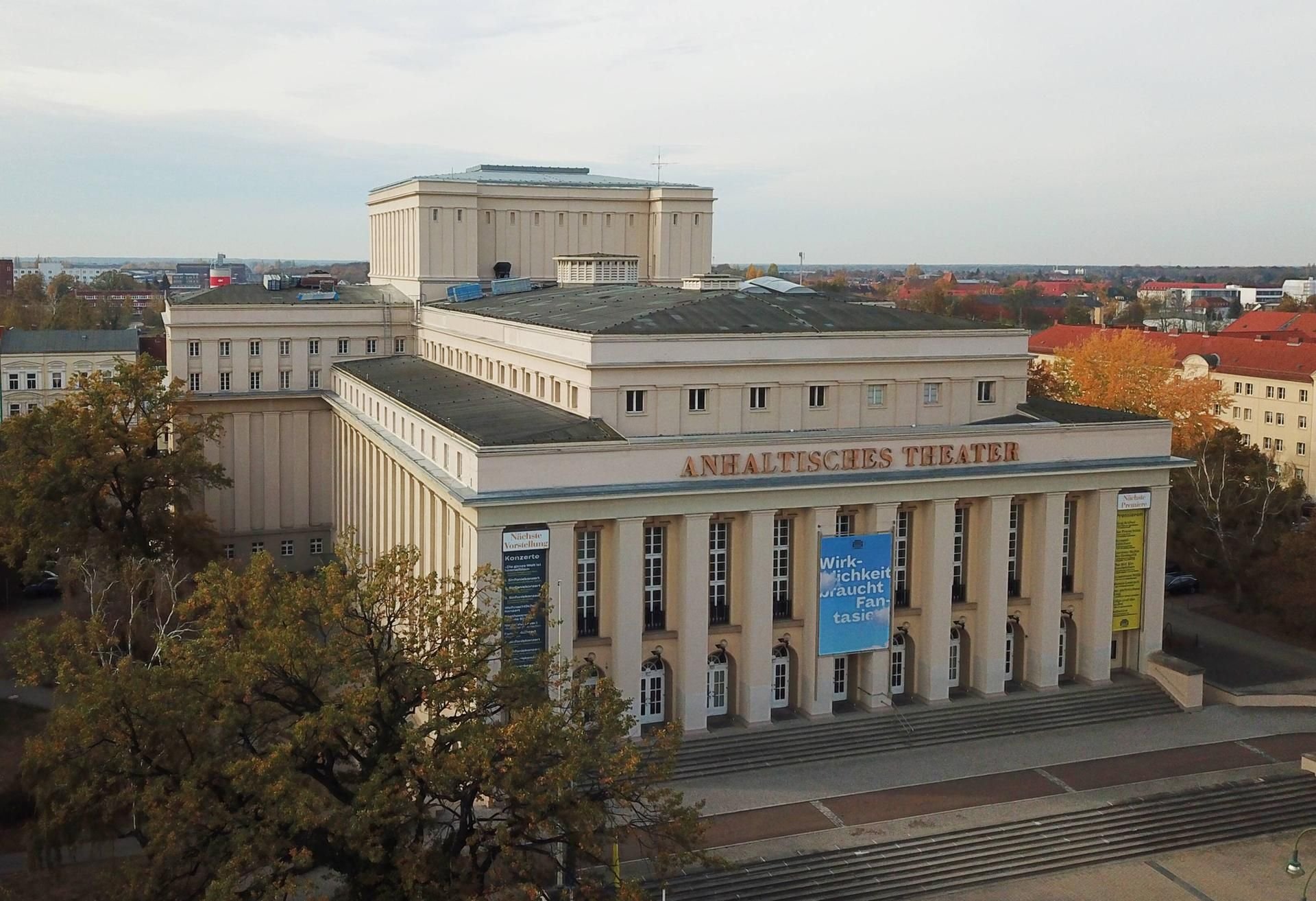 Der Unfall ereignete sich im Anhaltischen Theater.