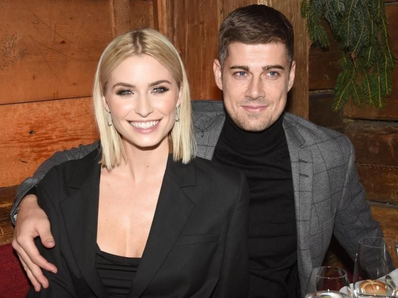 Lena Gercke und Dustin Schöne freuen sich auf Nachwuchs. Foto: Ursula Düren/dpa