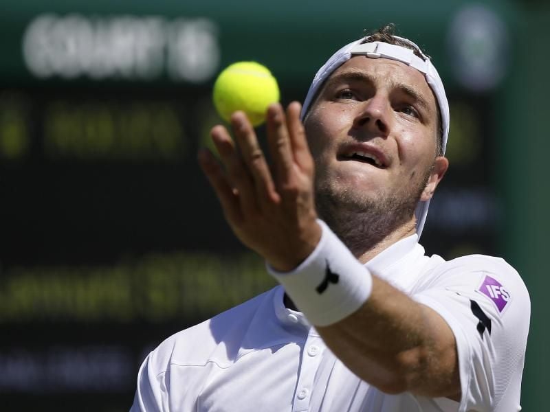 Jan-Lennard Struff erreichte in Wimbledon die dritte Runde. Foto: Tim Ireland