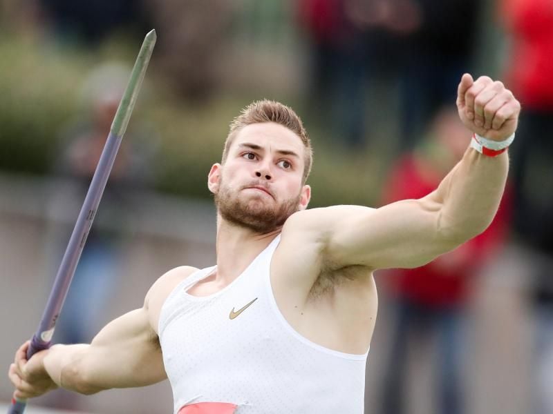 Meldete sich in Bad Köstritz mit einem Sieg zurück: Speerwurf-Weltmeister Johannes Vetter. Foto: Jan Woitas