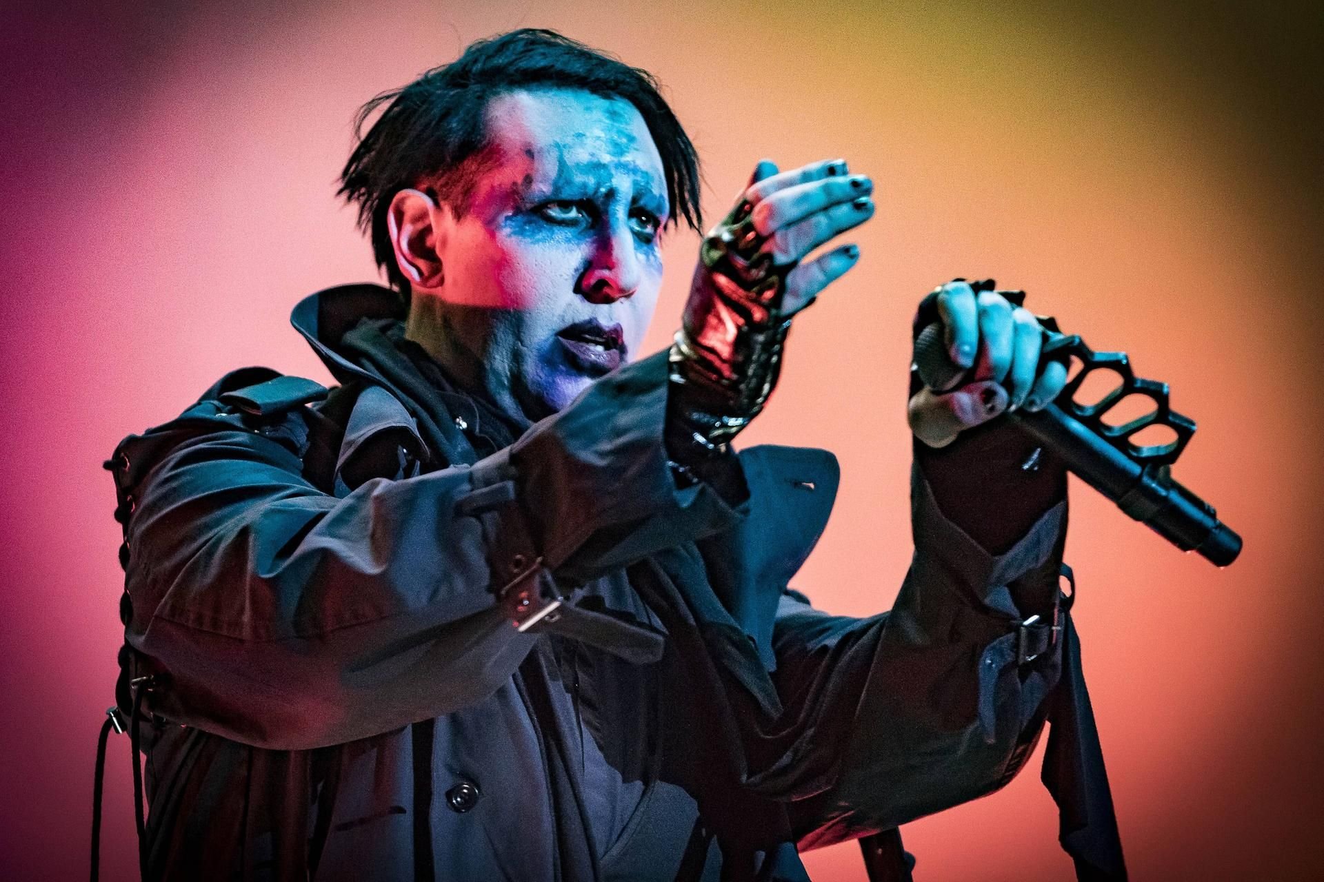 Marilyn Manson beim Wacken Open Air Festival im August 2017.