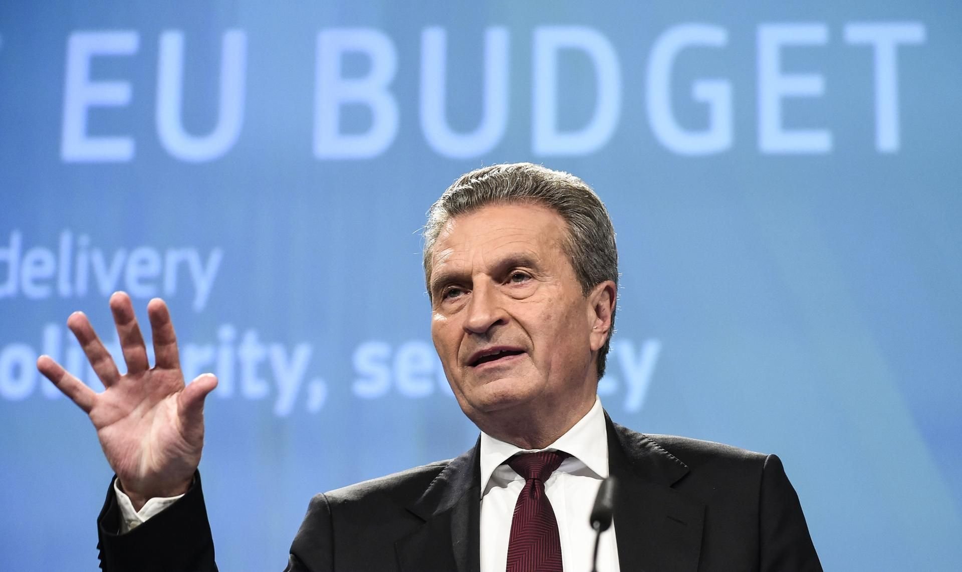 EU-Kommissar Günther Oettinger