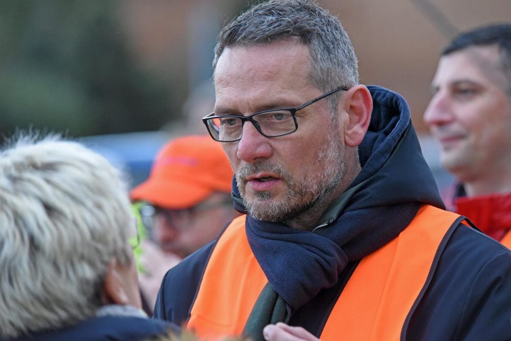 Holger Waack gilt als Zugpferd bei den Streiks der Ameos-Mitarbeiter in Aschersleben.