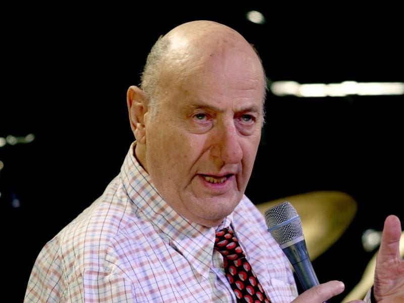 Manfred Krug im März 2016 bei einem Auftritt in Wernigerode. Foto: Matthias Bein