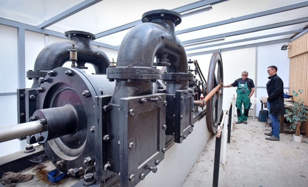 Vielleicht gibt es ja bald ein neues Plätzchen für die alte Dampfmaschine.