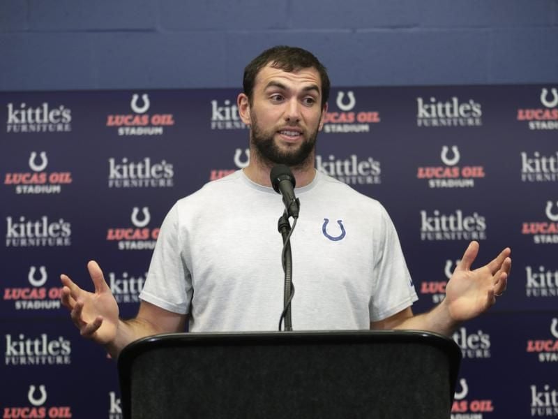 Andrew Luck gilt als einer der besten Quarterbacks ohne Super-Bowl-Titel. Foto: Michael Conroy/AP