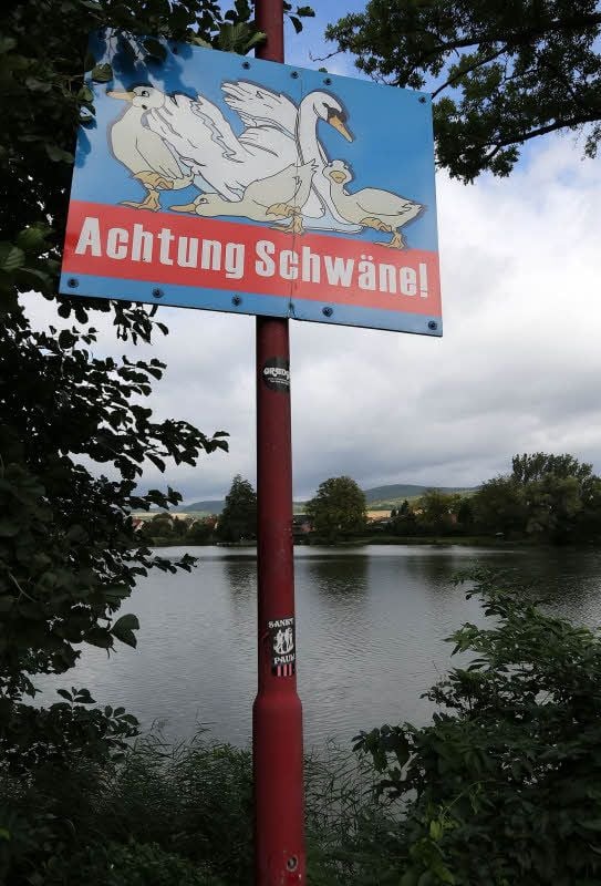 Ein Hinweis fehlt nicht.