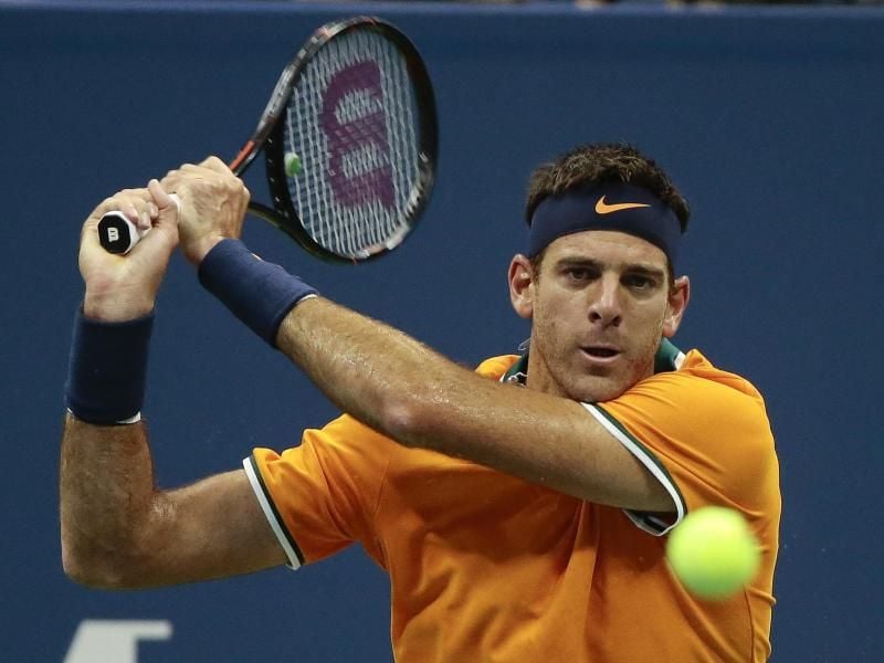Juan Martin del Potro ist als vierter Spieler sicher bei den ATP Finals dabei. Foto: Andres Kudacki/FR170905 AP