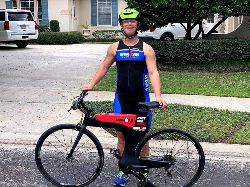 Will beim Ironman in Florida an den Start gehen: Chris Nikic. Foto: Nik Nikic/dpa